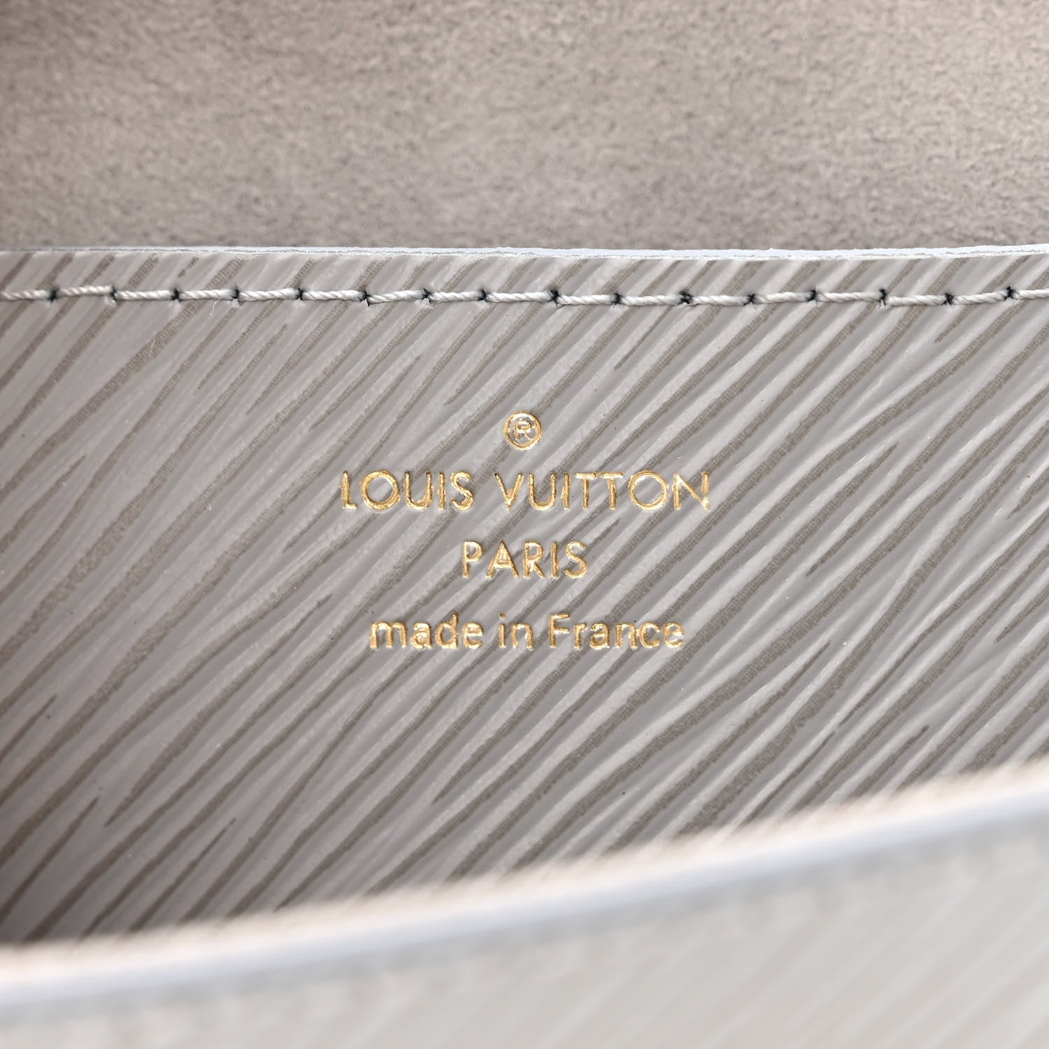 Louis Vuitton Epi Moonstone Twist Shoulder Bag MM Grey 7 of 12
