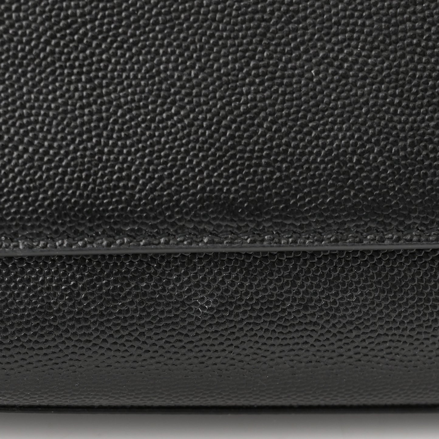 Grain De Poudre Medium Classic Monogram Kate Satchel Black