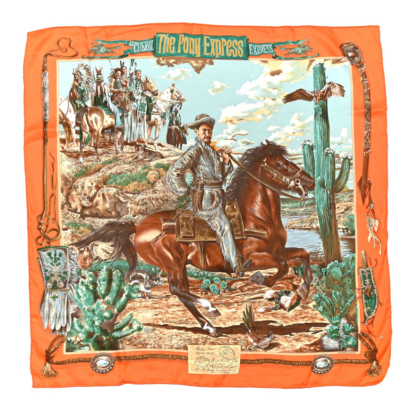 Silk The Pony Express Scarf 70