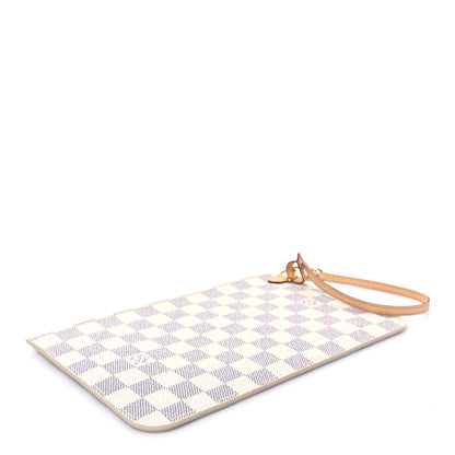 Louis Vuitton Damier Azur Neverfull MM GM Pochette 4 of 7