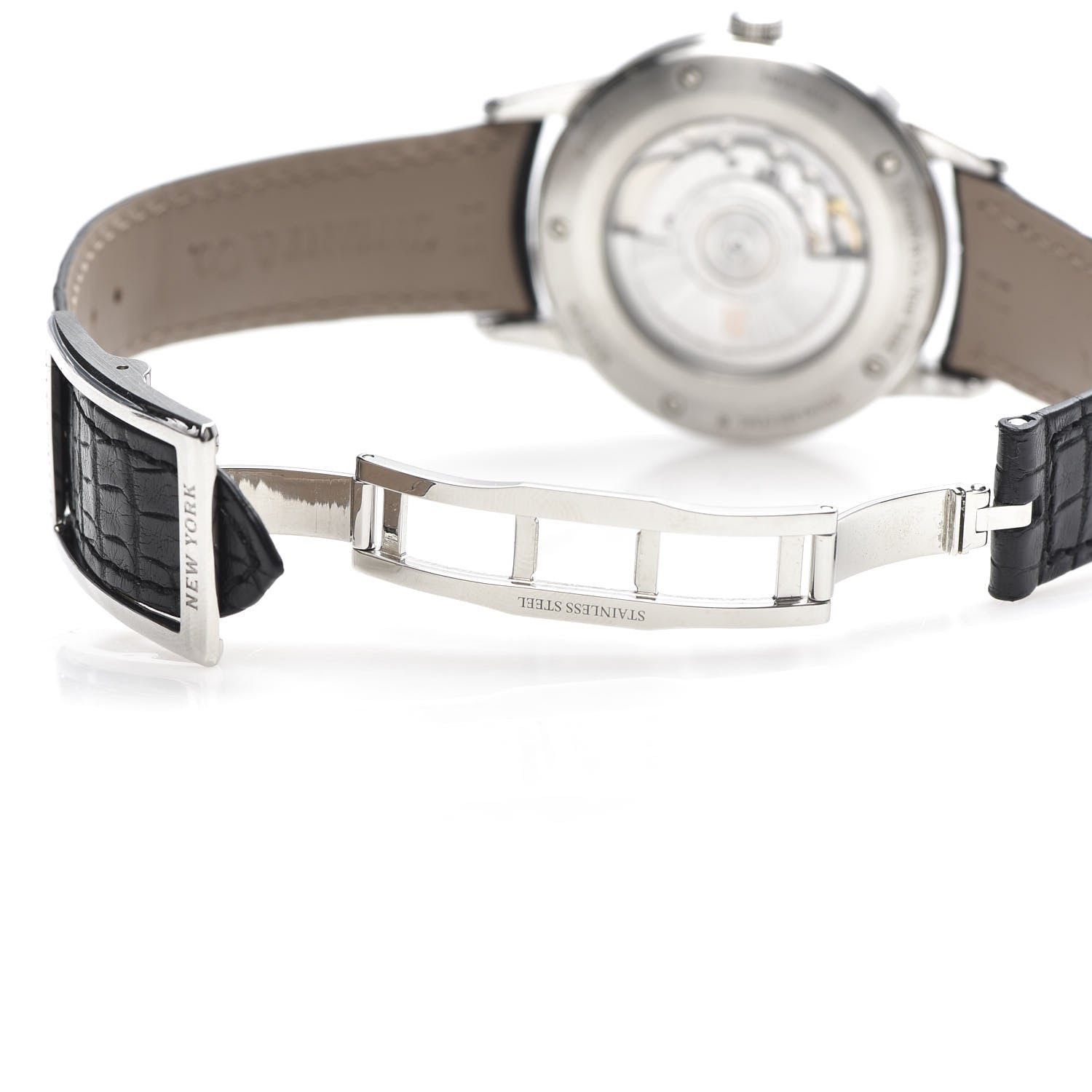 Tiffany Stainless Steel Alligator 40mm CT60 3-Hand Automatic Watch 6 of 7