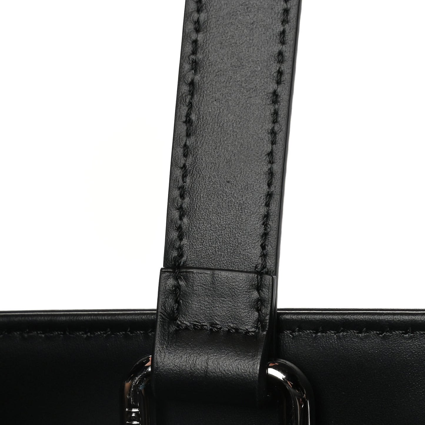 Canvas Vitello King Logo Embroidered East West Shopper Tote Sand Black