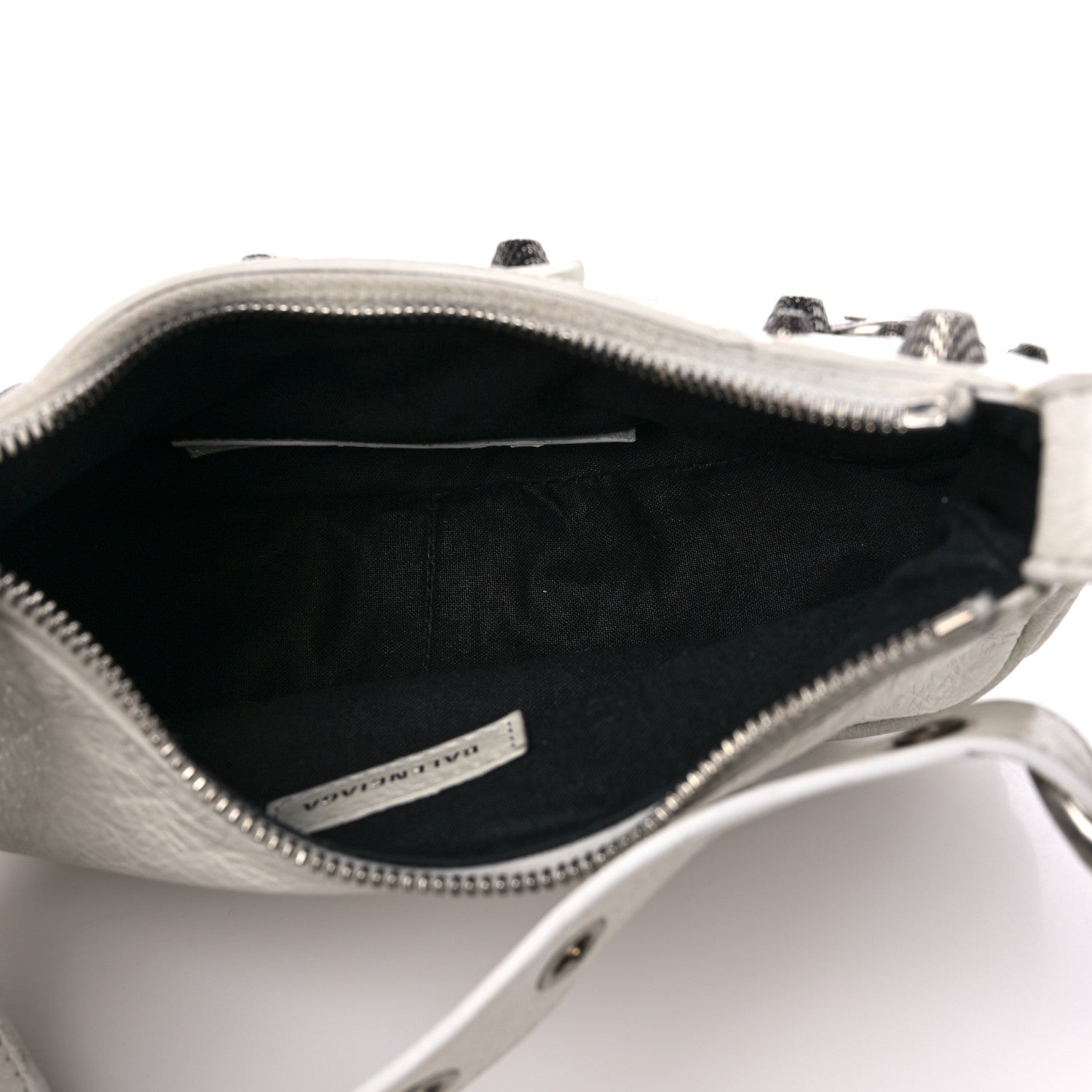 Balenciaga Agneau Arena Le Cagole Shoulder Bag XS Optic White 6 of 20