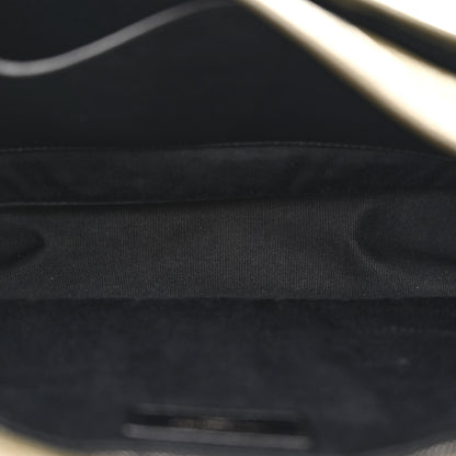 Saint Laurent Crinkled Calfskin Matelasse Monogram Medium Niki Chain Satchel Dark Green 5 of 11