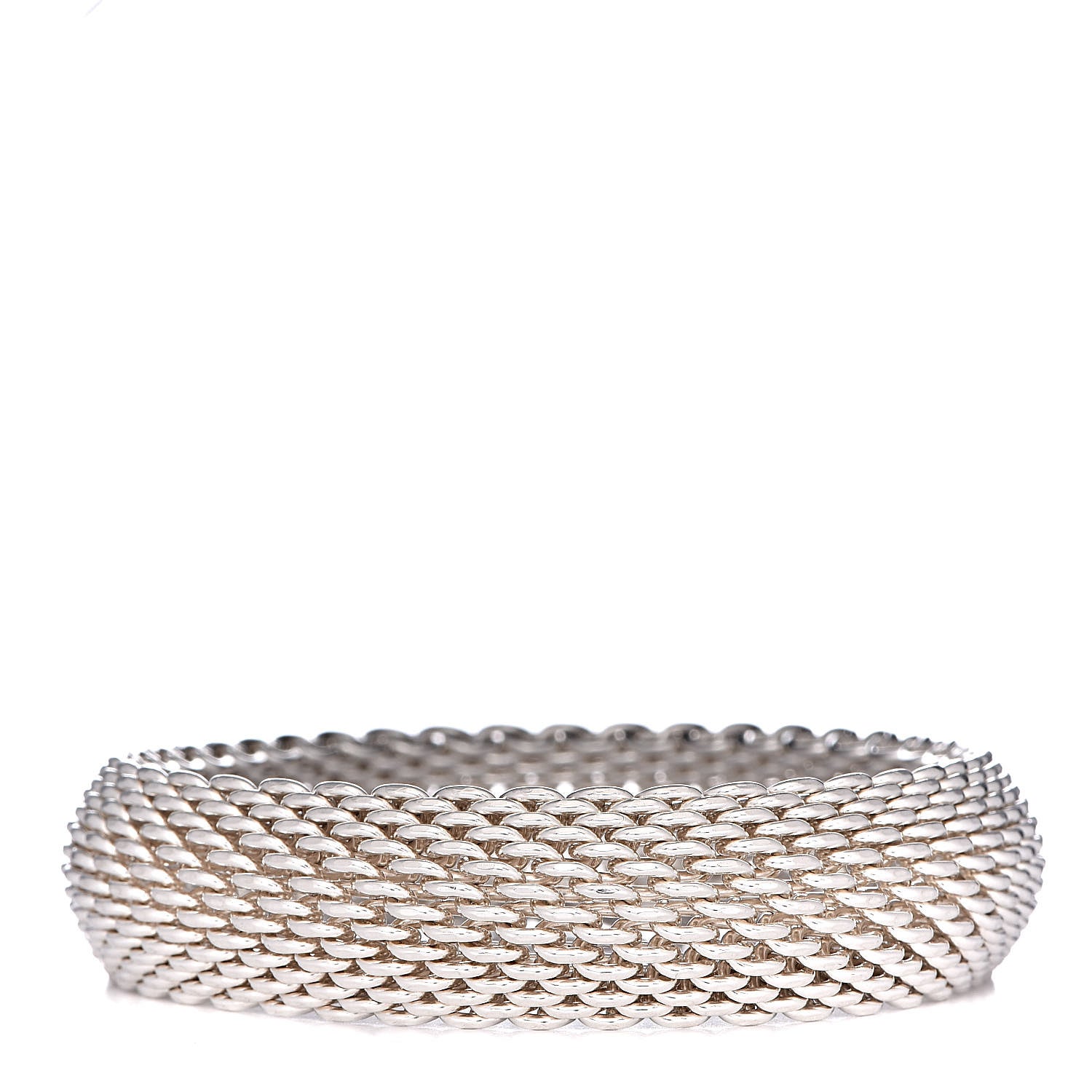 Tiffany Sterling Silver Somerset Mesh Bracelet 3 of 4