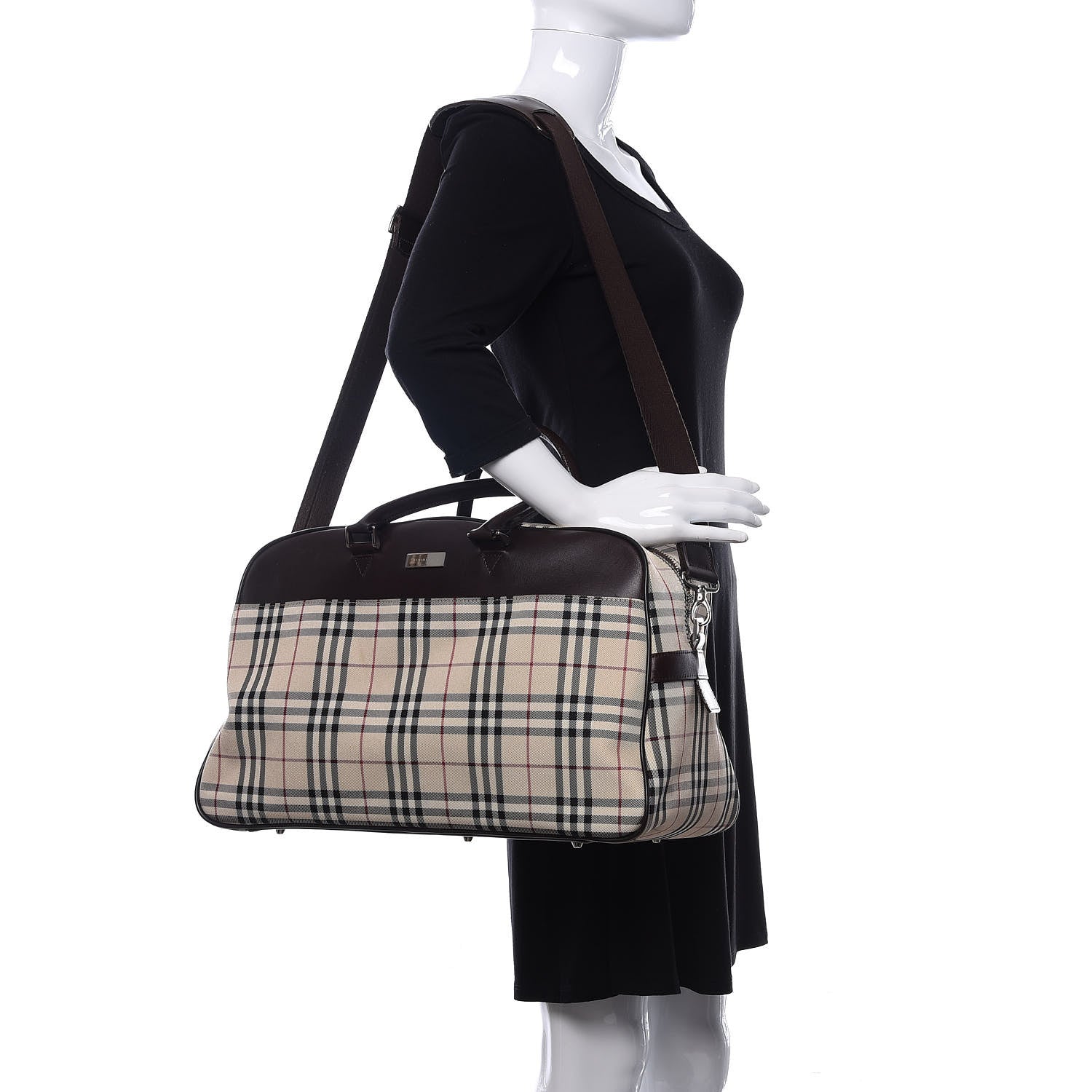Burberry BURBERRYS House Check Travel Bag Chocolate 2 of 8