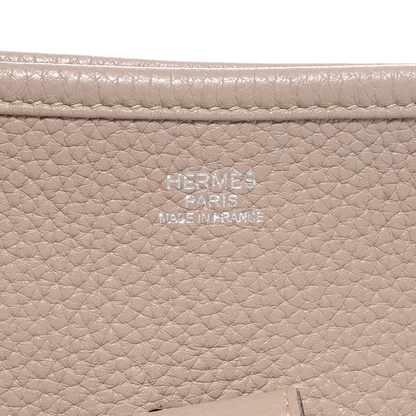 Hermes Taurillon Clemence Evelyne GM Gris Tourterelle 6 of 7