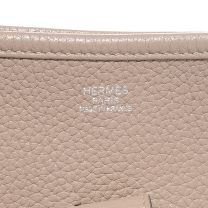 Hermes Taurillon Clemence Evelyne GM Gris Tourterelle 6 of 7