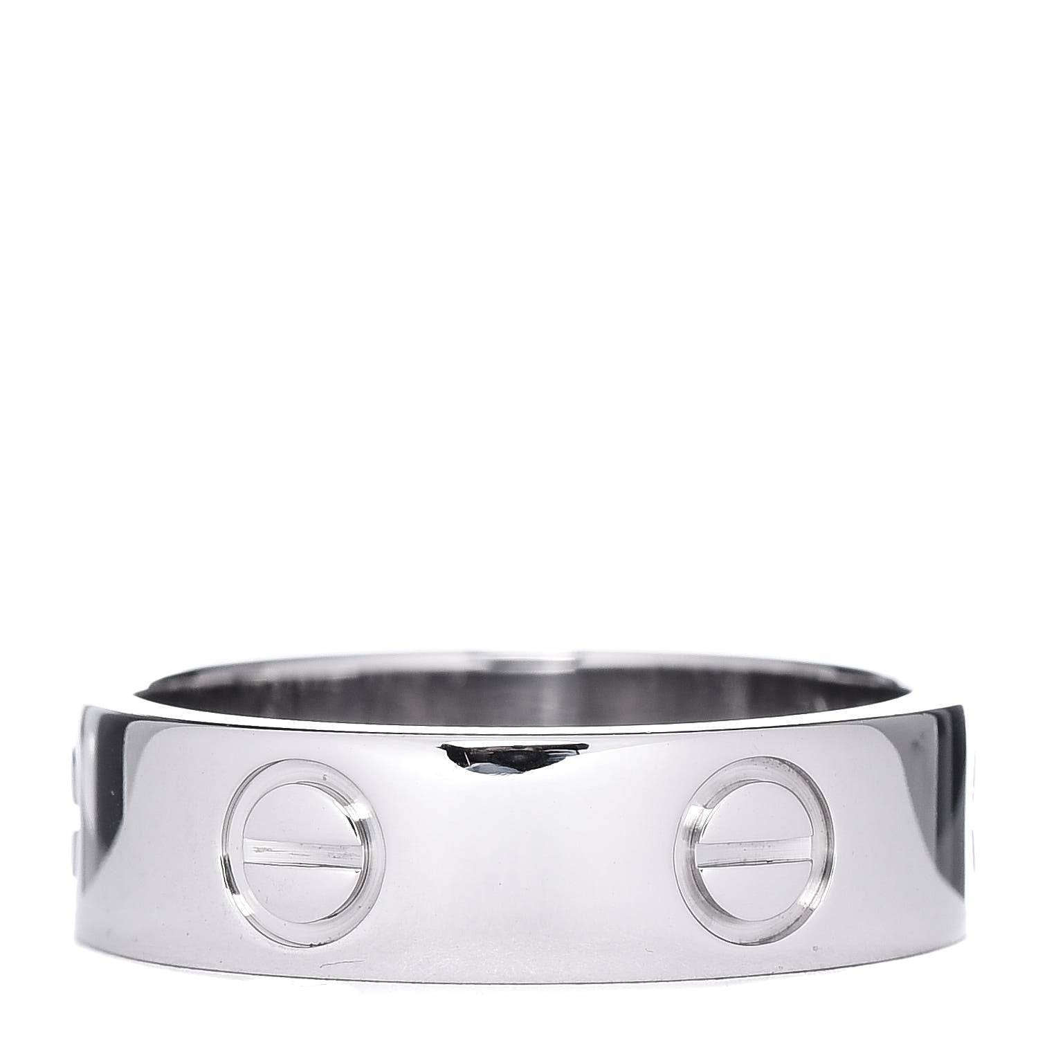 Cartier 18K White Gold 5.5mm LOVE Ring 53 6.25 3 of 6