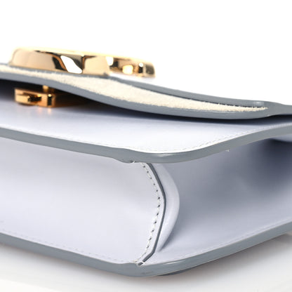 Chloe Calfskin Suede C Clutch With Chain Light Cloud 10 of 11