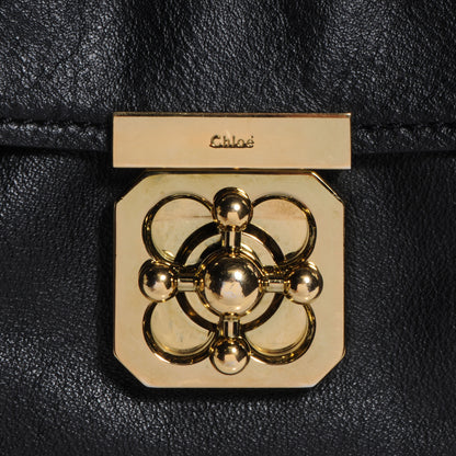 Chloe Calfskin Elsie Satchel Black 10 of 10