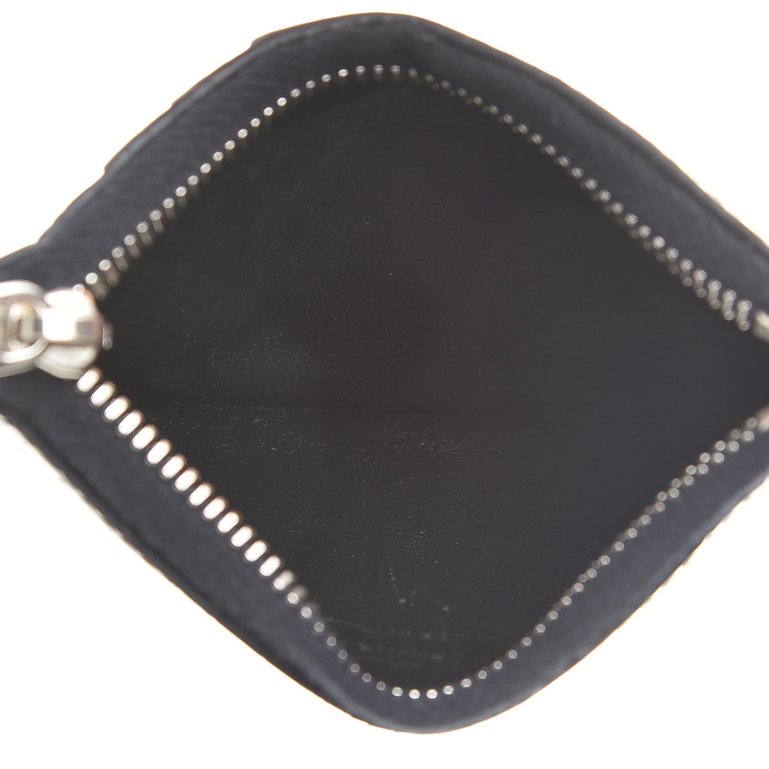 Saint Laurent Calfskin Crocodile Embossed 5 Fragments Zip Pouch Card Holder Blue Marine 5 of 11