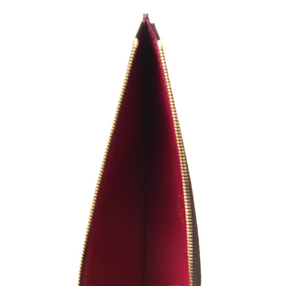 Louis Vuitton Monogram Felicie Chain Wallet Zippered Insert Fuchsia 5 of 6