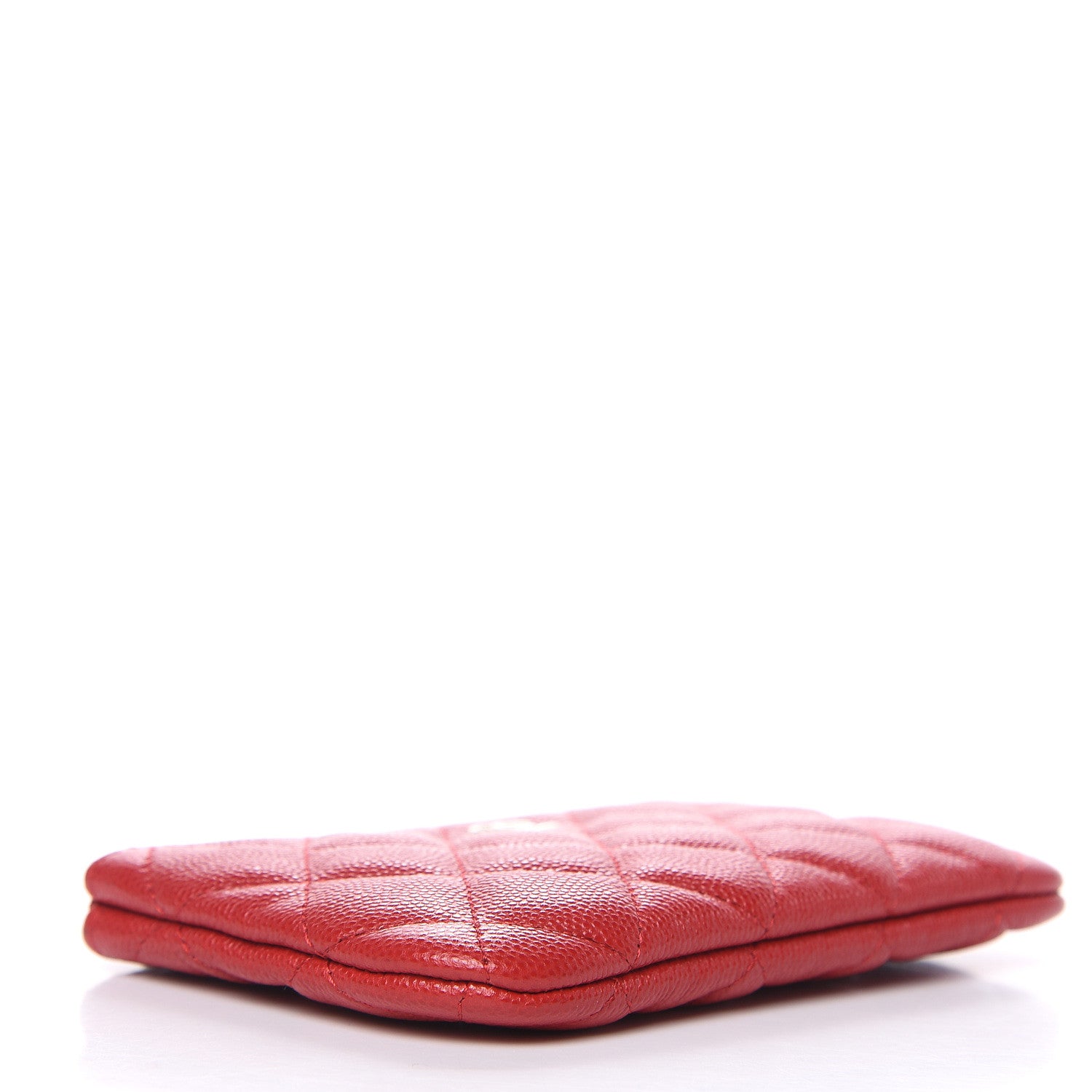 Chanel Caviar Quilted Small Cosmetic Case Red 4 of 8