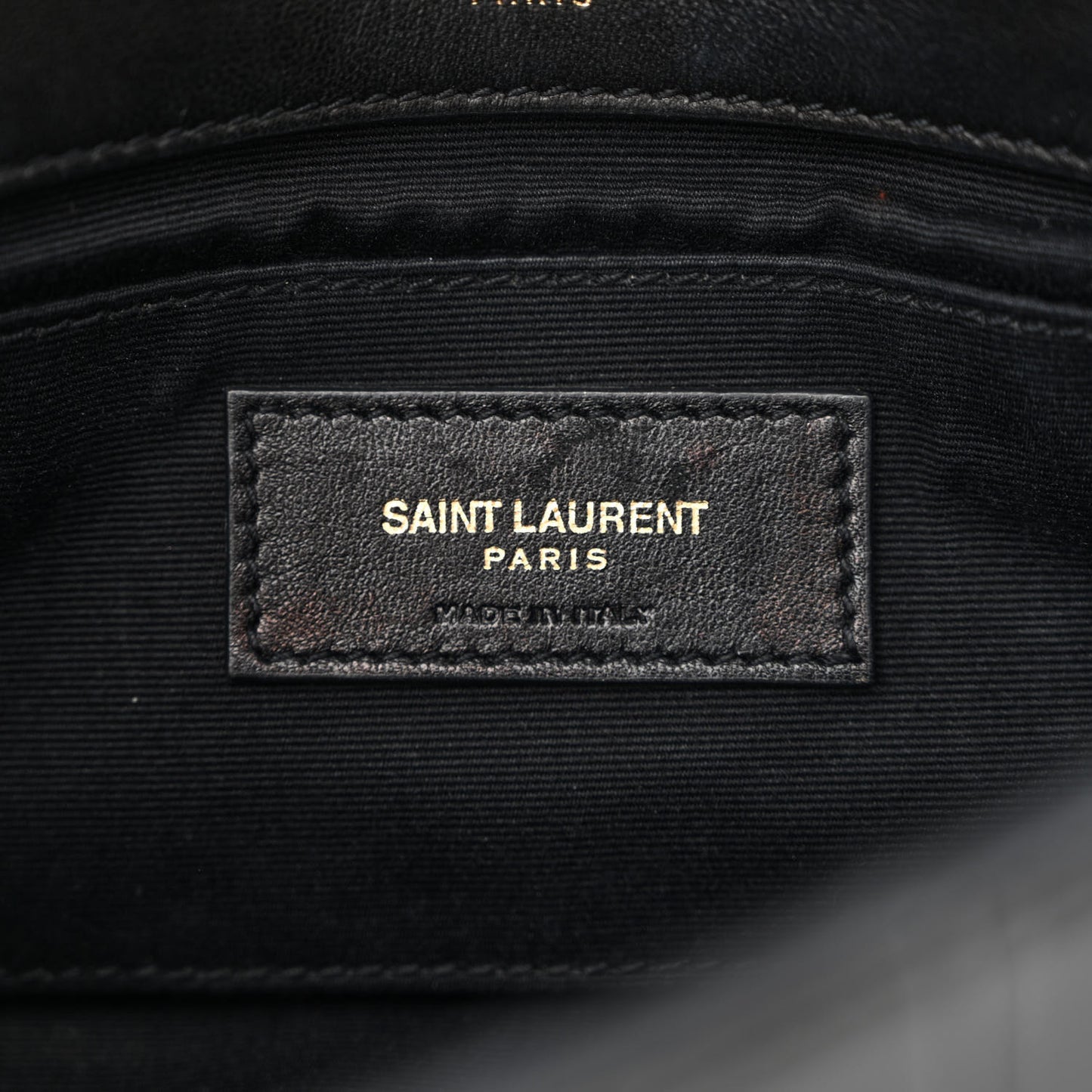 Lambskin Patchwork Monogram Small Jamie Black