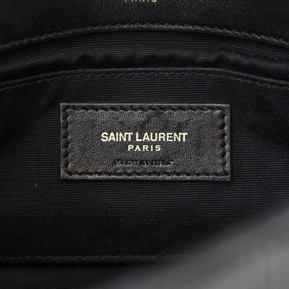 Saint Laurent Lambskin Patchwork Monogram Small Jamie Black 6 of 11