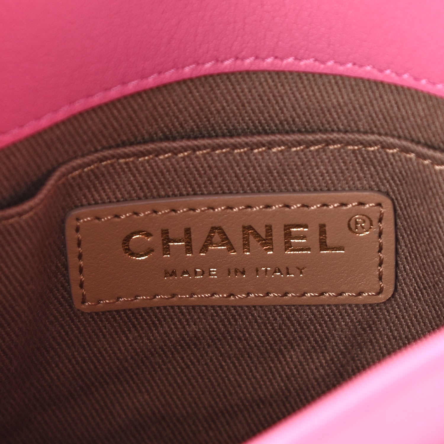 Chanel Goatskin Stitched Casual Trip Messenger Flap Pink 6 of 11