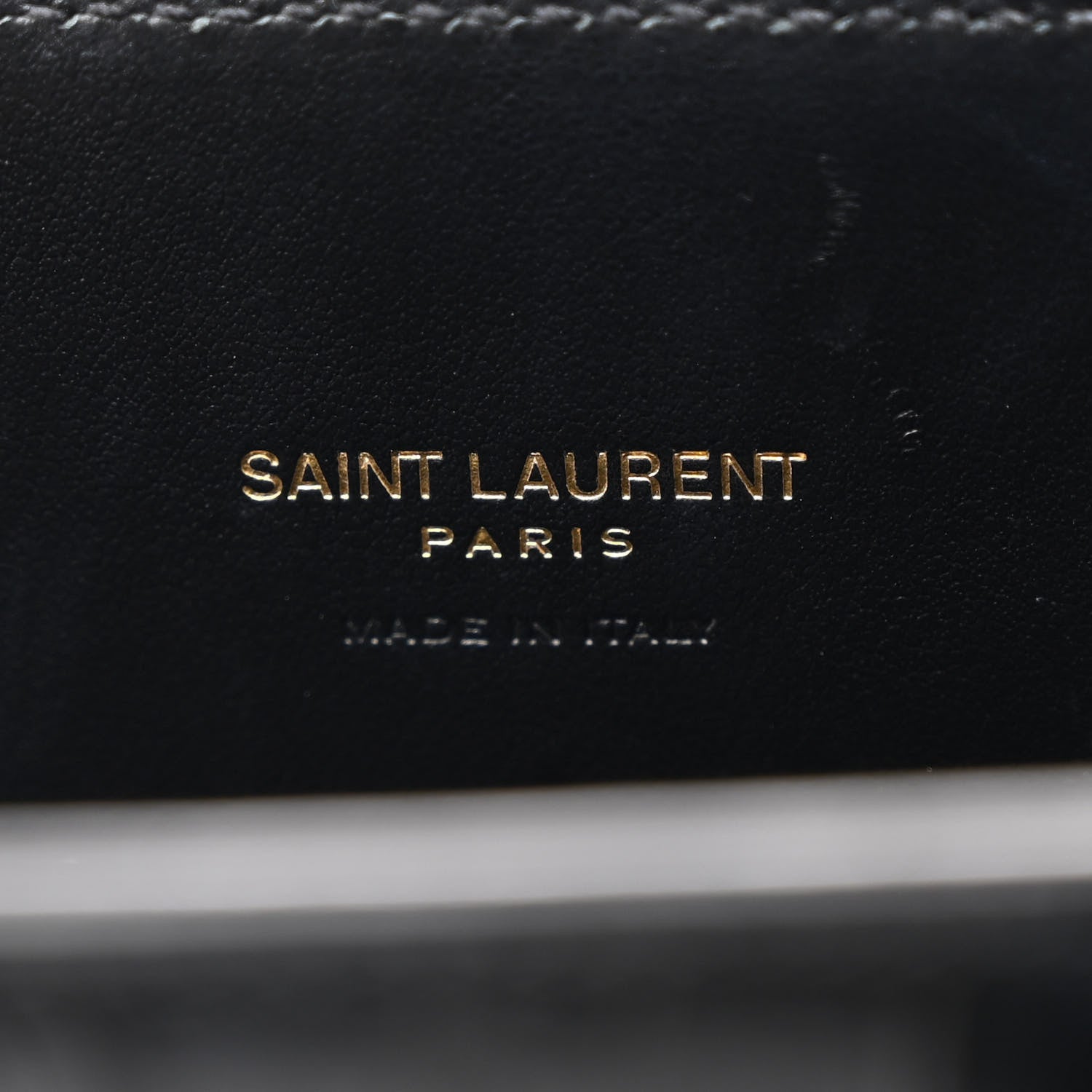 Saint Laurent Calfskin Crocodile Embossed Nano Sac De Jour Black 6 of 10