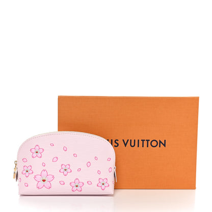 Louis Vuitton LV X TM Epi Cherry Blossom Cosmetic Pouch Pink 10 of 10