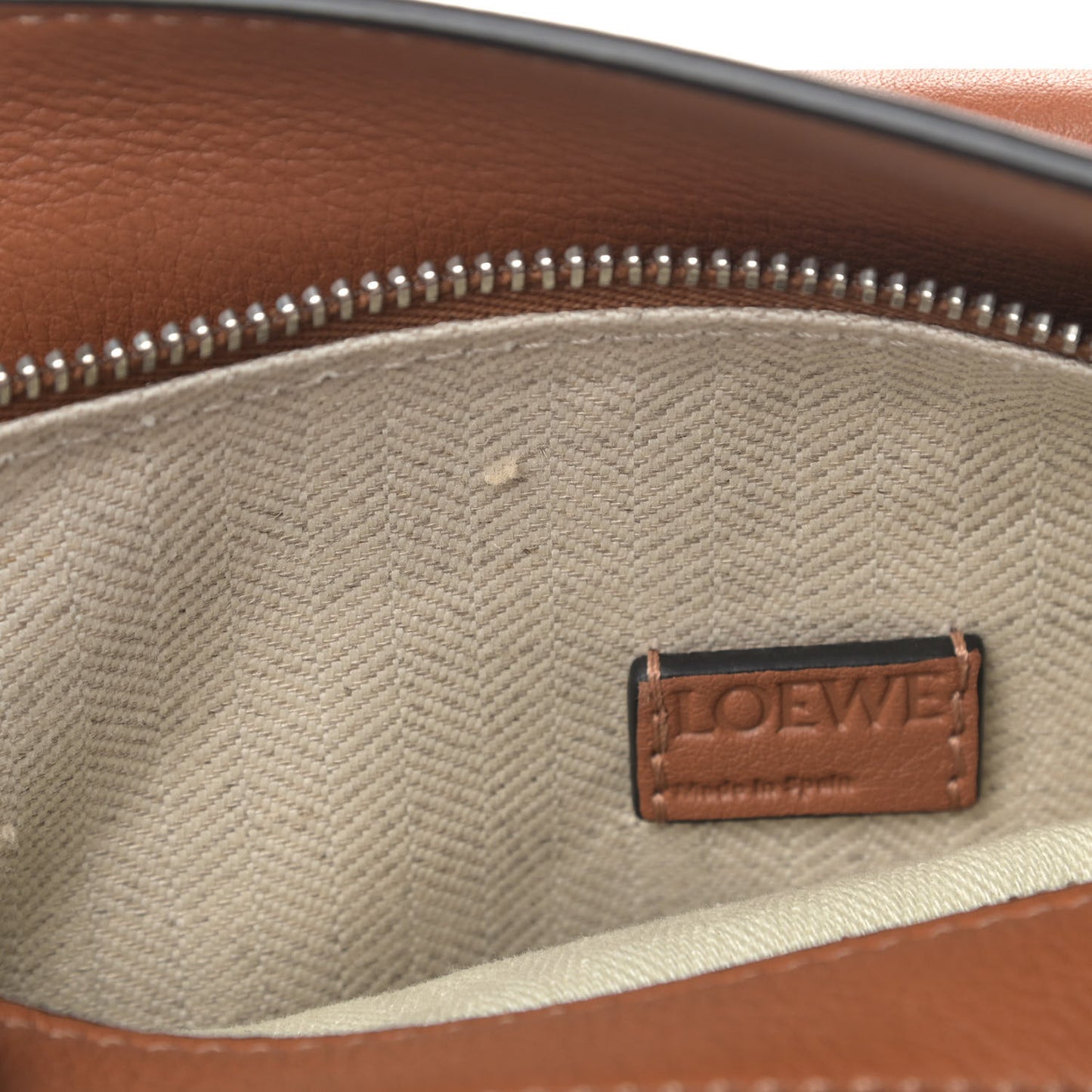 Calfskin Mini Puzzle Bag Tan