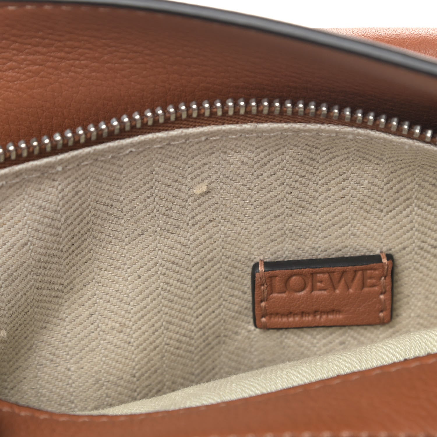 Loewe Calfskin Mini Puzzle Bag Tan 5 of 6