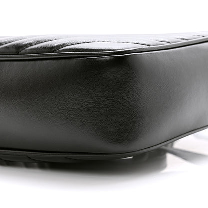 Saint Laurent Calfskin Matelasse Monogram Lou Camera Bag Black 10 of 13