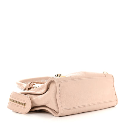 Balenciaga Chevre Gold Metallic Edge Hardware Mini City Rose Aubepine Bois de Rose 4 of 12