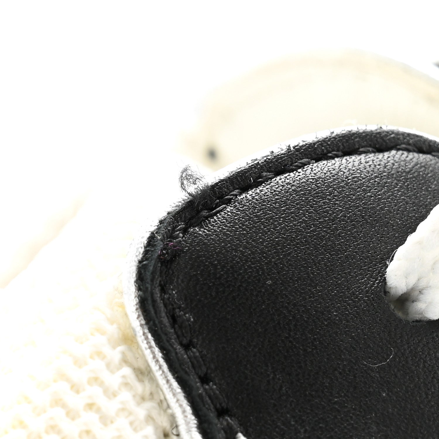 Chanel Mesh Suede Calfskin Grained Calfskin Womens CC Sneakers 40 Black White Silver 10 of 10