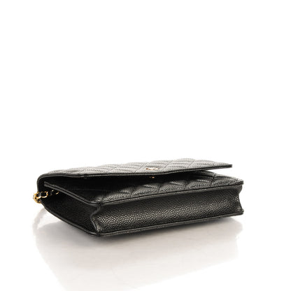 Chanel Caviar Quilted Wallet On Chain WOC Black 4 of 8
