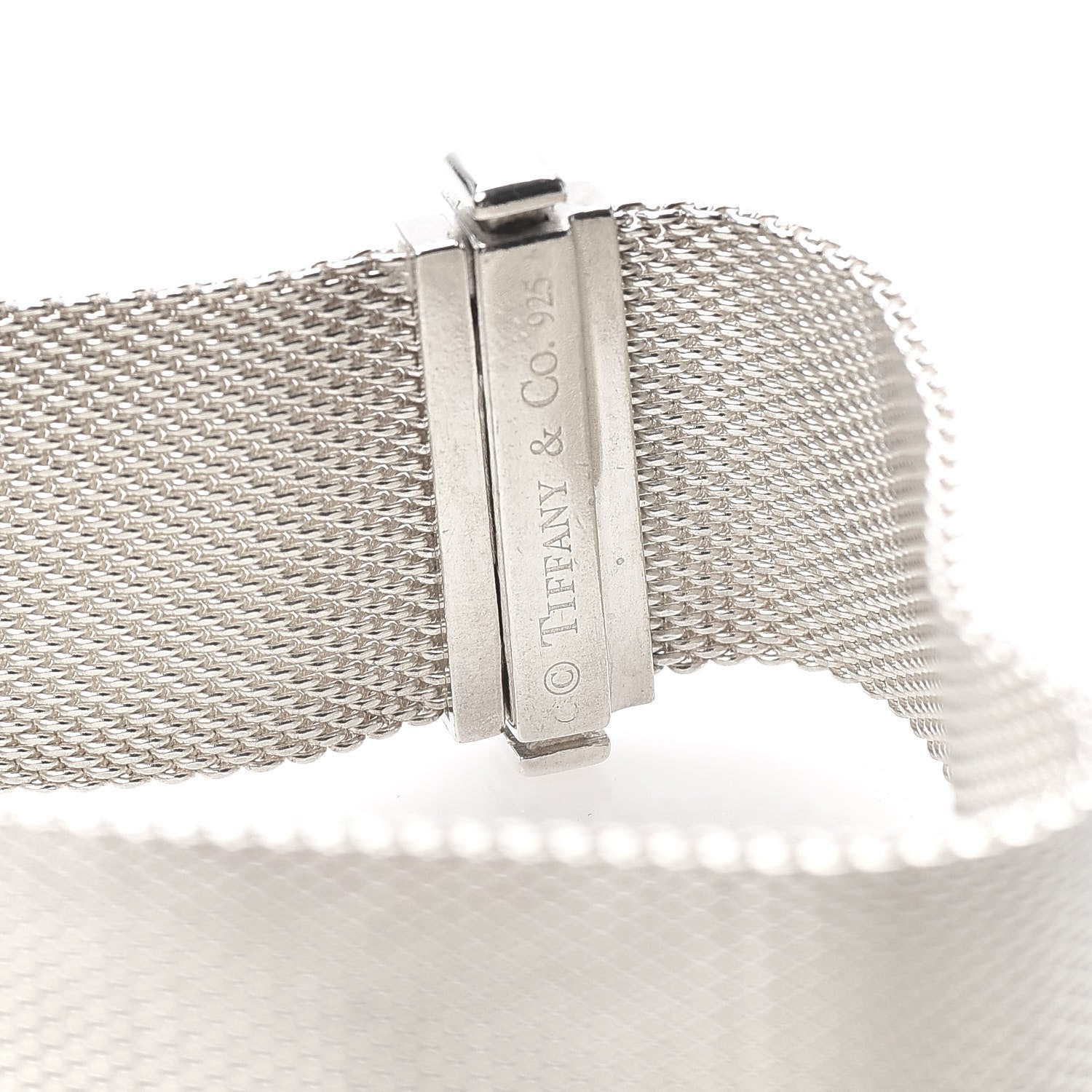 Tiffany Sterling Silver Diamond Somerset Bracelet 4 of 5