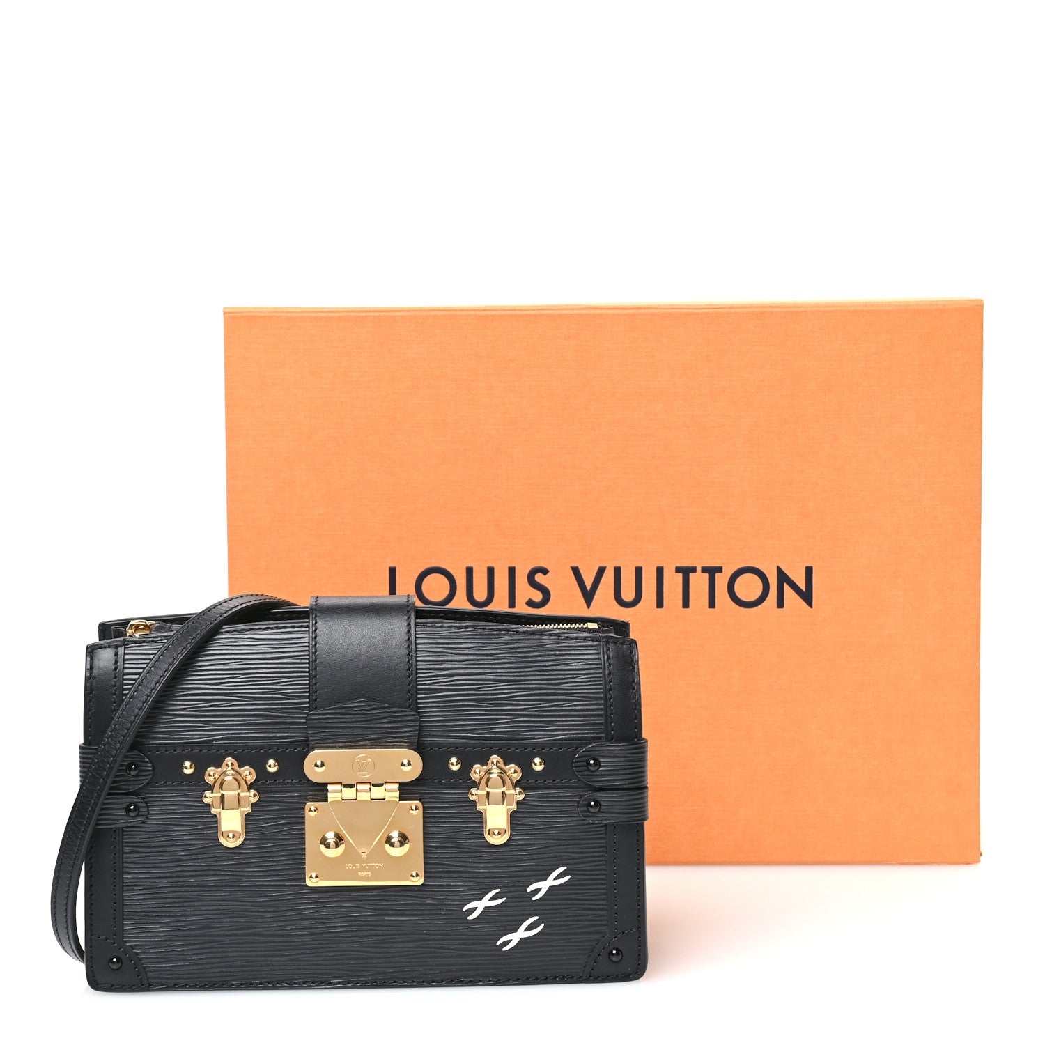 Louis Vuitton Epi Trunk Clutch Black 10 of 10