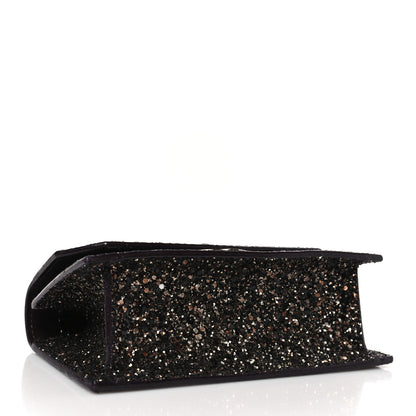 Jimmy Choo Coarse Glitter Mini Finley Shoulder Bag Bronze 5 of 9
