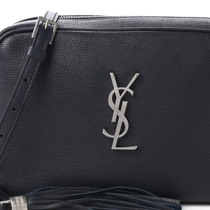 Saint Laurent Calfskin Monogram Lou Camera Bag Blue 10 of 10
