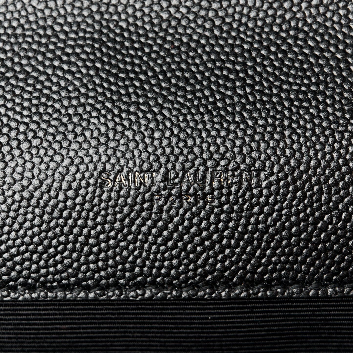 Grain De Poudre Medium Classic Monogram Kate Satchel Black