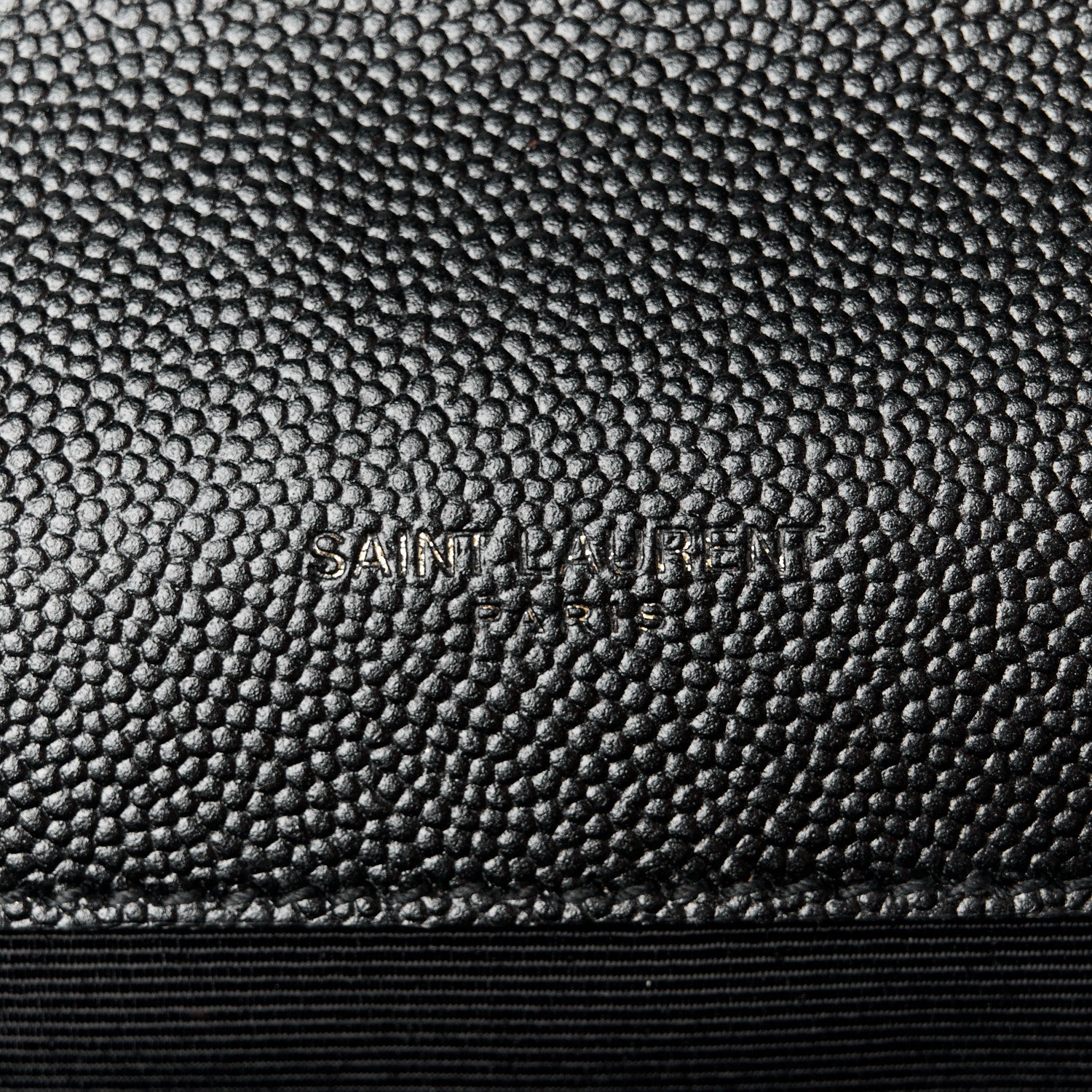 Saint Laurent Grain De Poudre Medium Classic Monogram Kate Satchel Black 6 of 11