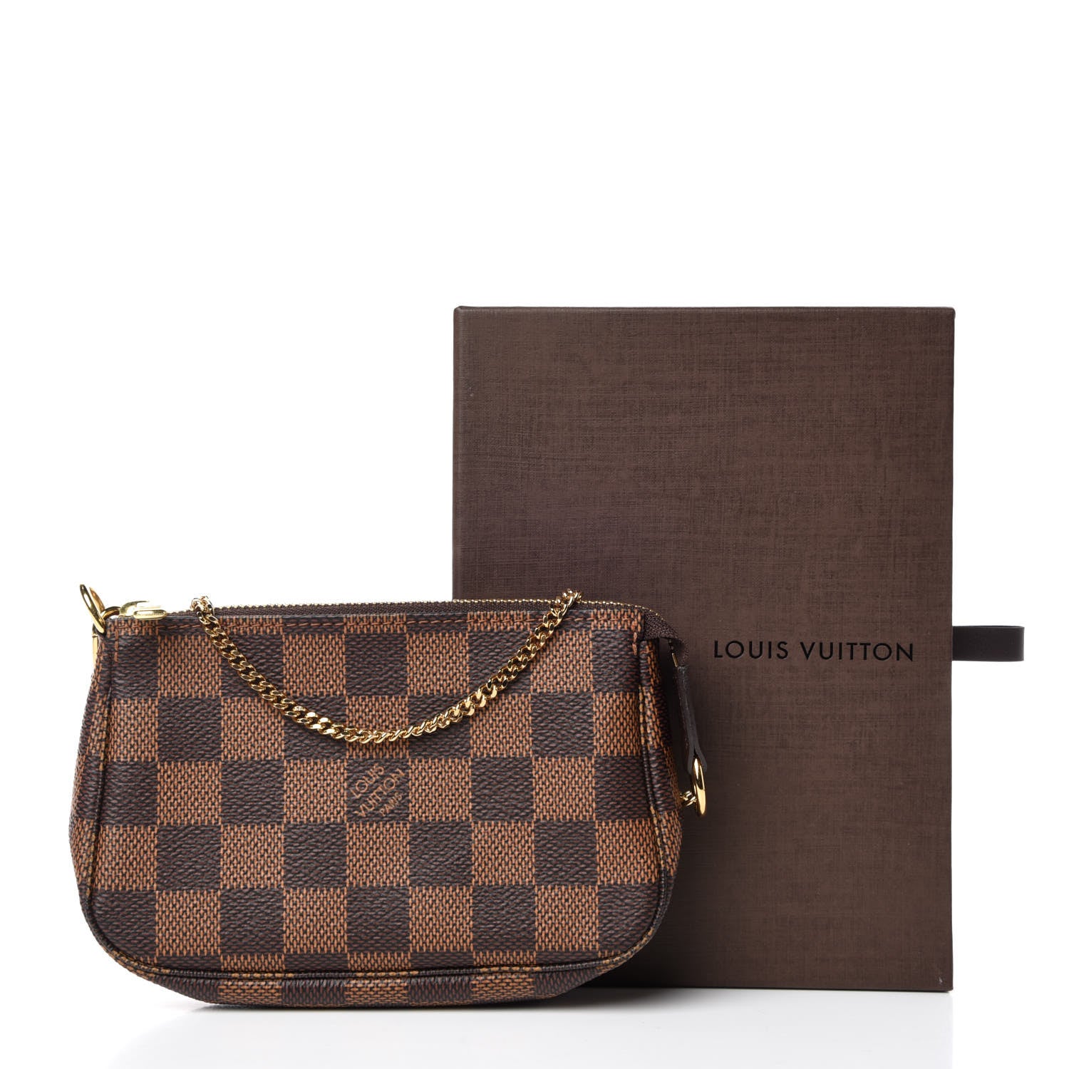 Louis Vuitton Damier Ebene Mini Pochette Accessories 10 of 10