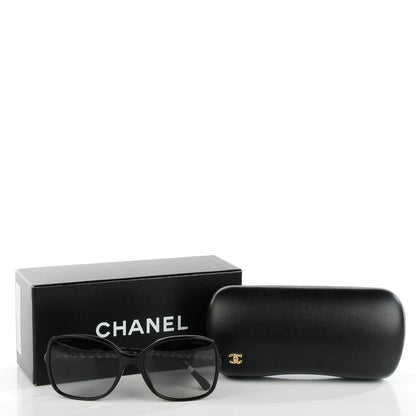Chanel Chain Sunglasses 5210-Q-A Black Silver 8 of 8