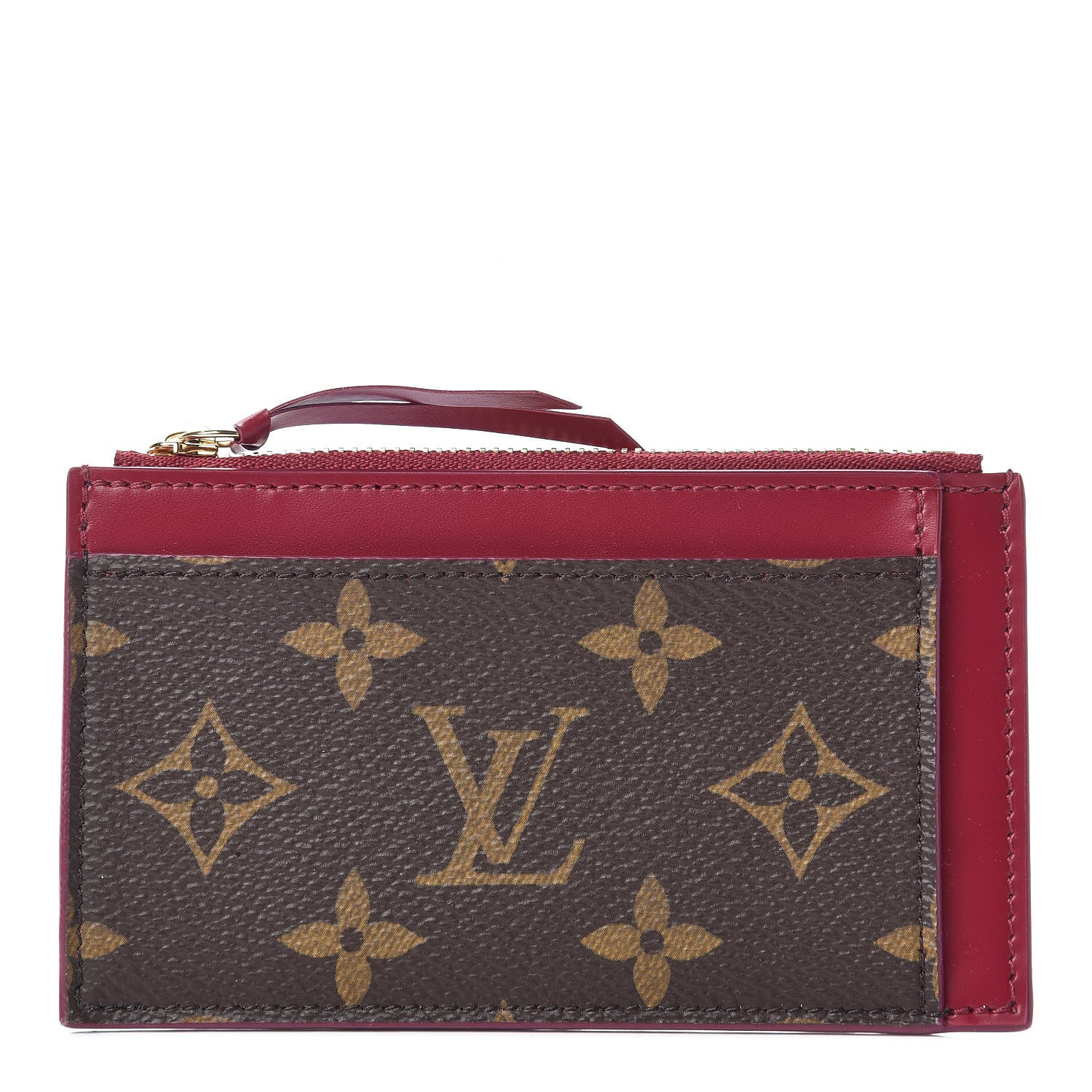 Louis Vuitton Monogram Zipped Card Holder Fuchsia 1 of 5