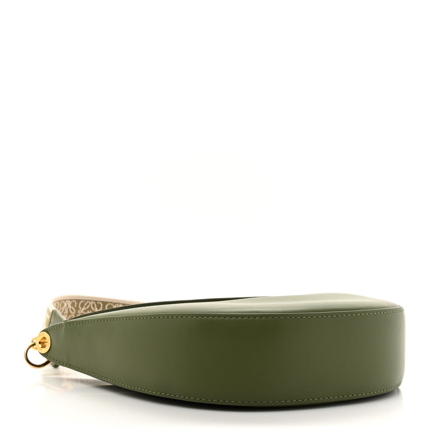 Loewe Satin Calfskin Jacquard Luna Bag Avocado Green 4 of 11