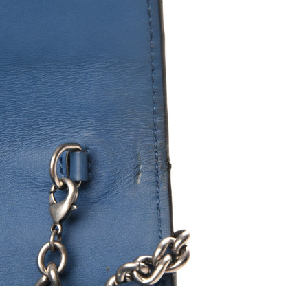 Gucci GG Supreme Monogram Blooms Mini Dionysus Chain Wallet Beige Blue Navy Vintage Blue 8 of 8