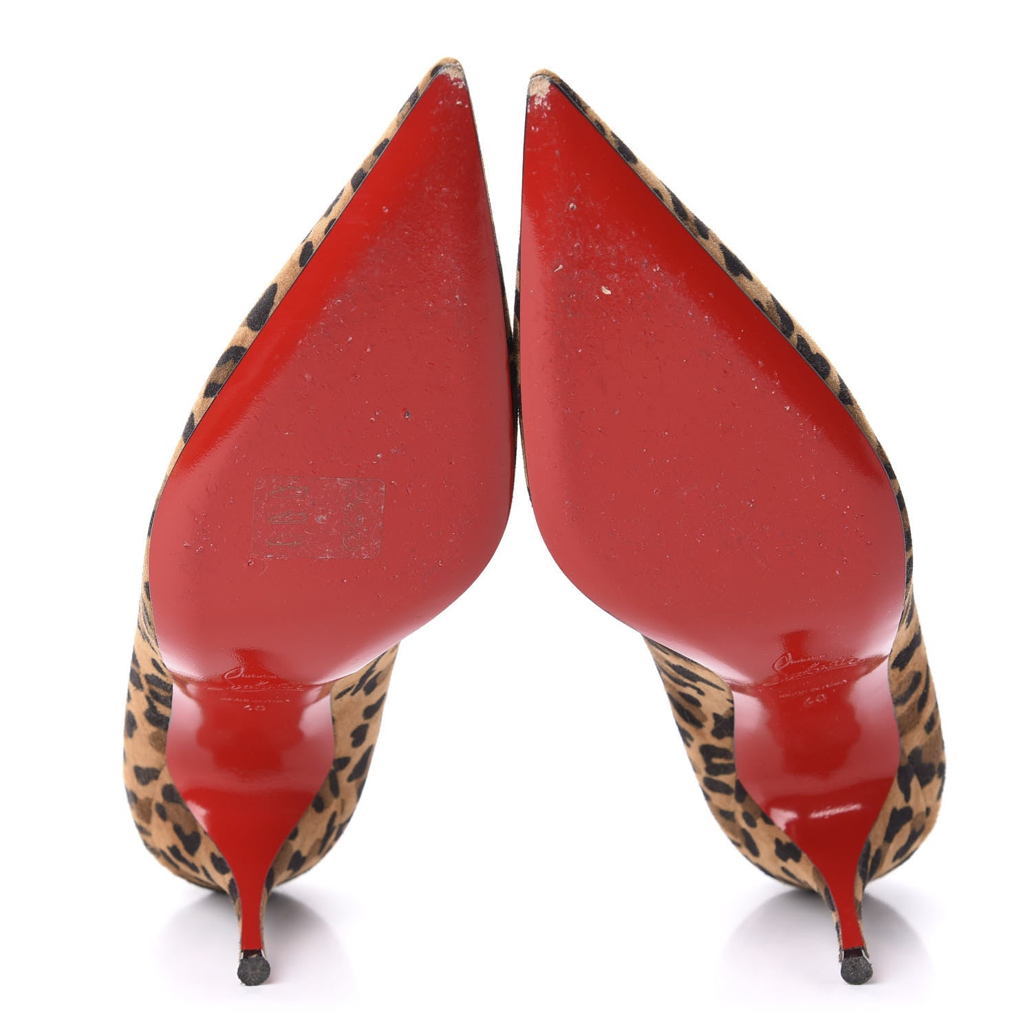 Christian Louboutin Veau Velours Clare 80 Pumps 40 Caramel 5 of 9