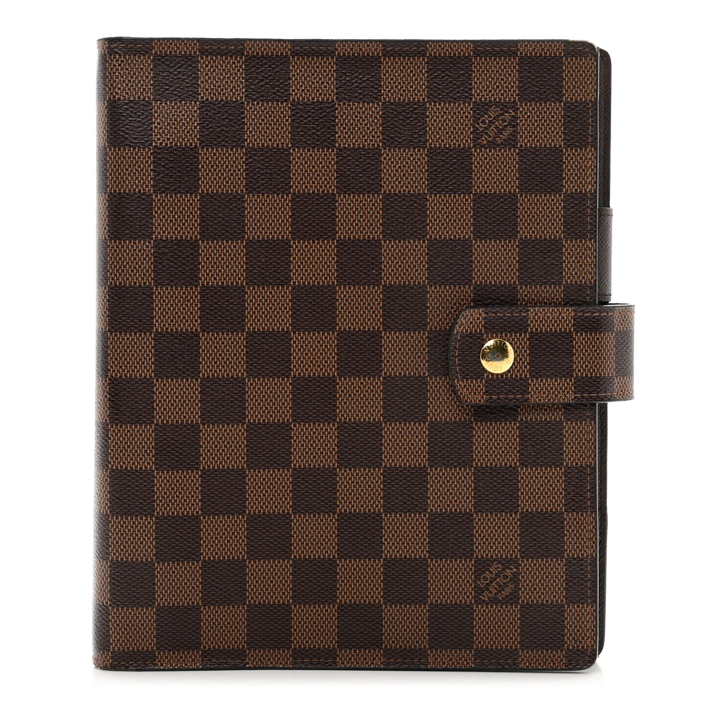 Damier Ebene Large Ring Agenda Cover