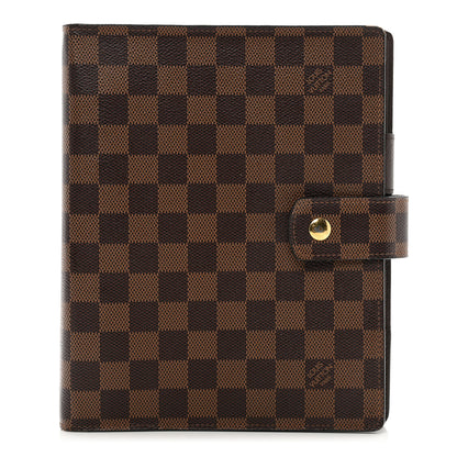 Louis Vuitton Damier Ebene Large Ring Agenda Cover 1 of 9