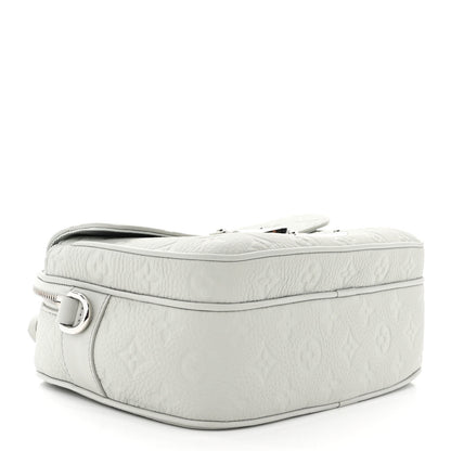 Louis Vuitton Taurillon Monogram S Lock Messenger Mineral Gray 4 of 9