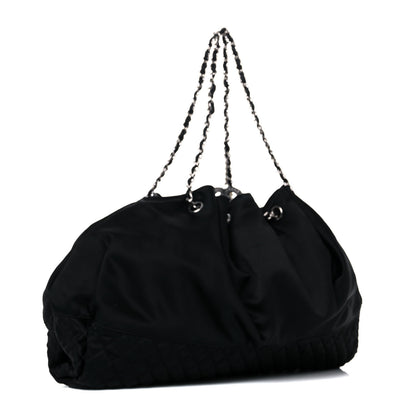 Chanel Satin Melrose Hobo Black 3 of 10
