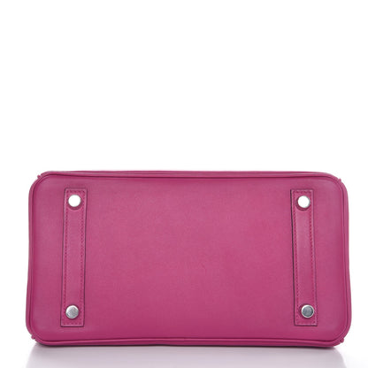 Hermes Swift Birkin 25 Rose Pourpre 7 of 35
