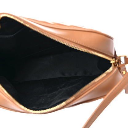 Saint Laurent Calfskin Matelasse Monogram Lou Camera Bag Cinnamon 5 of 10