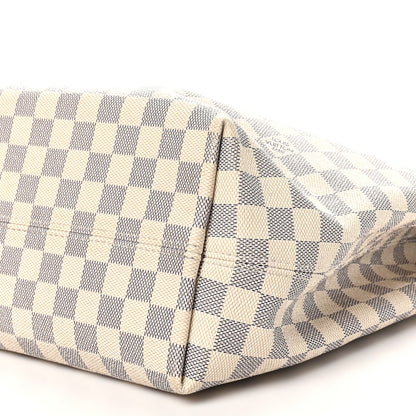 Louis Vuitton Damier Azur Graceful MM Rose Ballerine 9 of 9