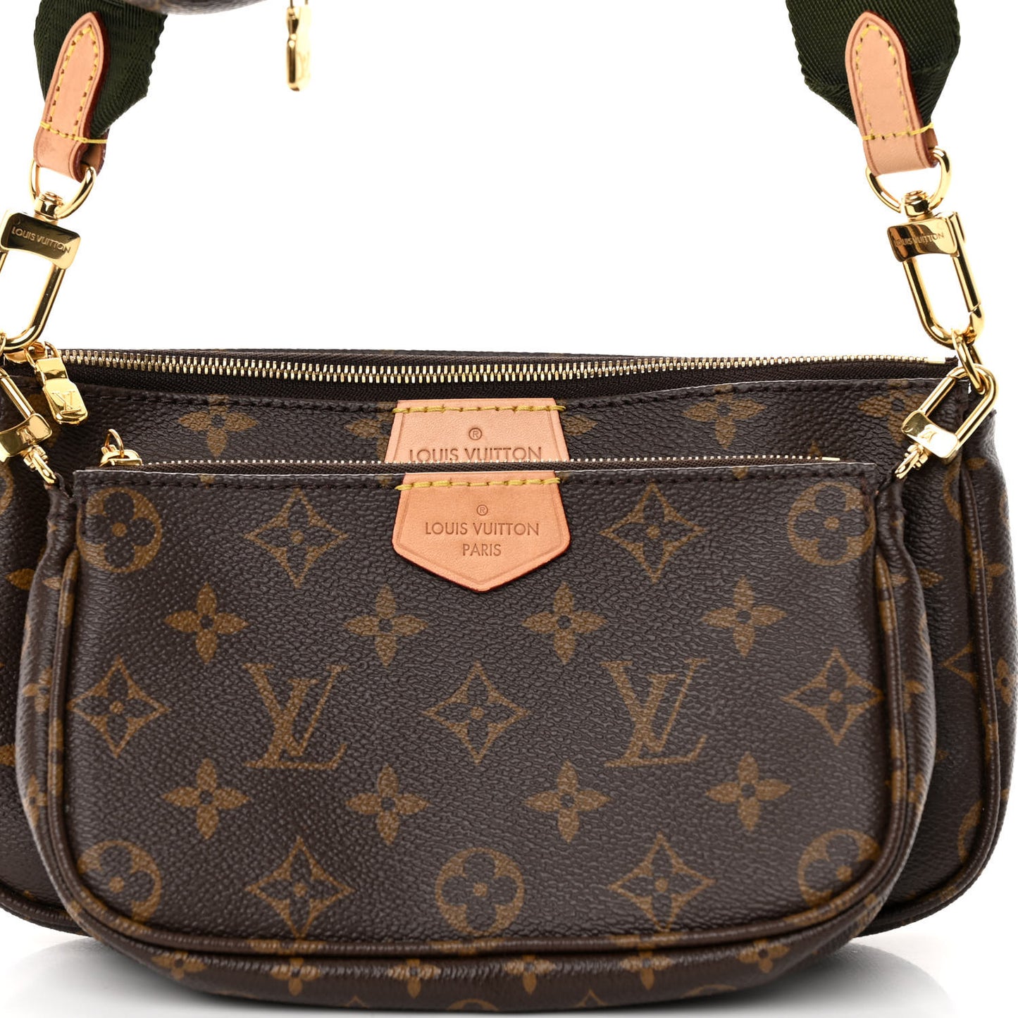 Monogram My LV World Tour Multi Pochette Accessories Kaki