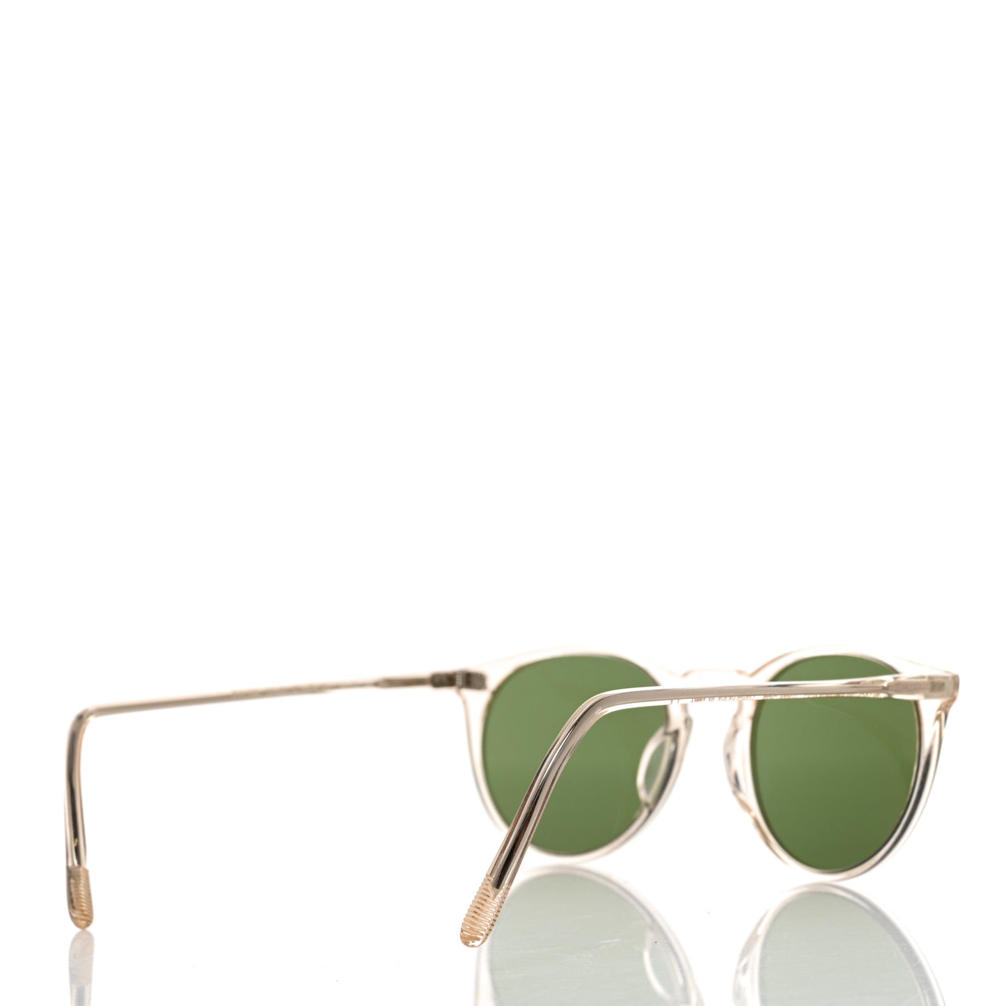 Acetate Sunglasses Transparent Green